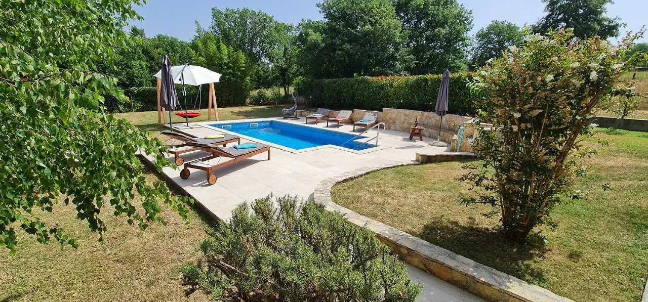 Sunny Garden Villa With Pool Loborika Croatia